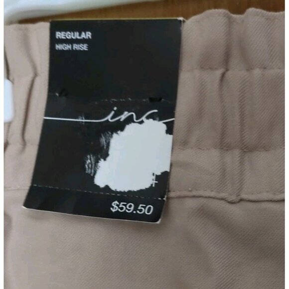 INC International Concepts Womens Size 4 High Rise Twill Shorts Toasted Twine - Picture 5 of 9